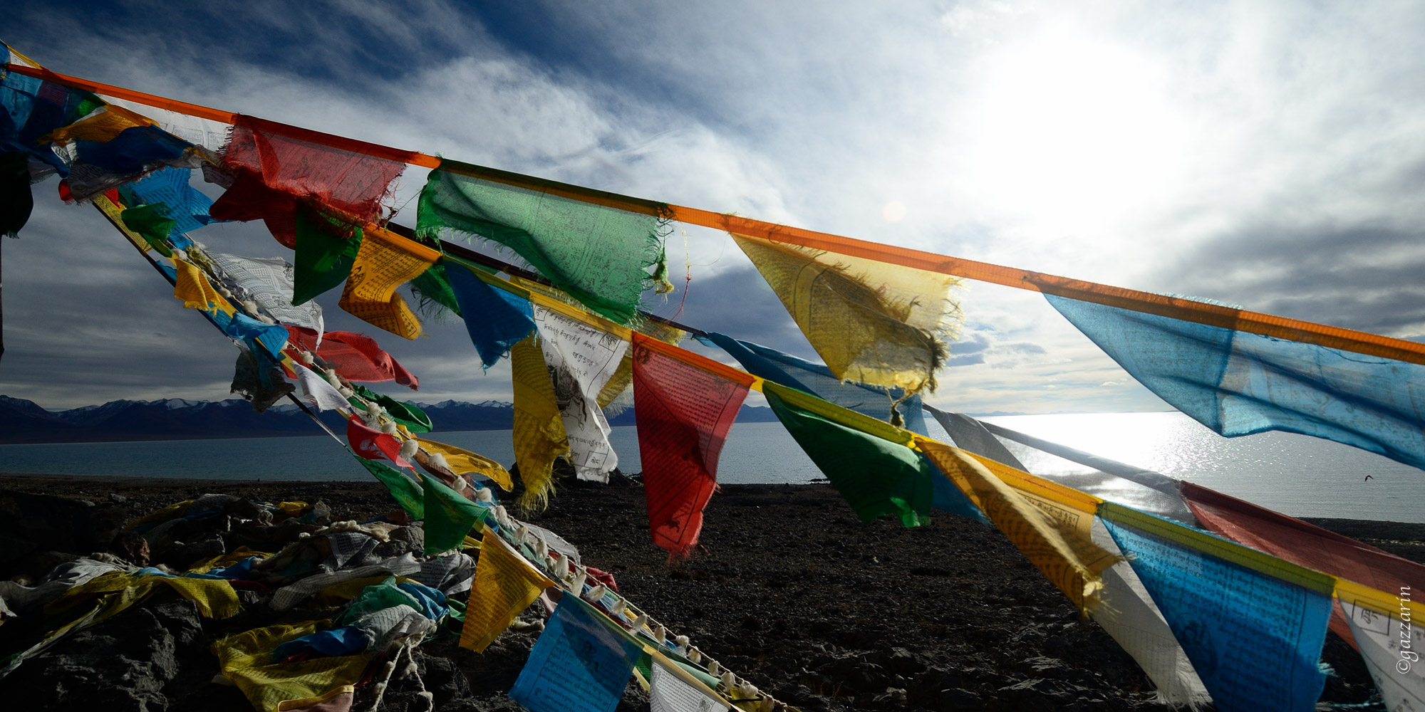 Fahnen im Wind (Tibet)