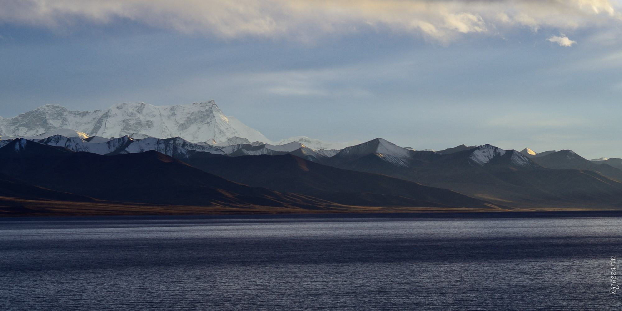 Nyenchen Tanglha im Abendlicht
